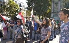 Manifestación en París